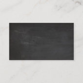 Bloemen LOVE Letters Rustieke bruiloft escort Kaar Plaatskaartje (Achterkant)