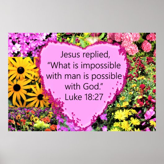  BLOEMEN LUCAS 18:27 POSTER (Voorkant)