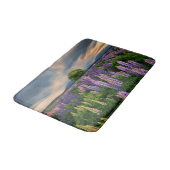 Bloemen | Lupine Field in Nieuw-Zeeland Badmat (Gekanteld)