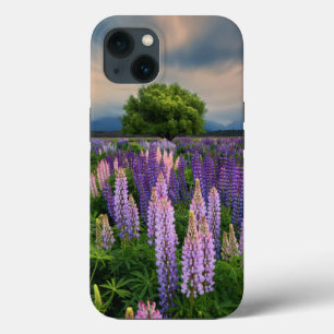 Bloemen Lupine Field in Nieuw-Zeeland Case-Mate iPhone Case