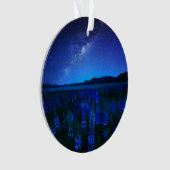 Bloemen | Lupines bloeien bij het Night Lake Tekap Ornament (voorkant)