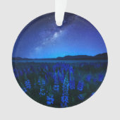 Bloemen | Lupines bloeien bij het Night Lake Tekap Ornament (voorkant)