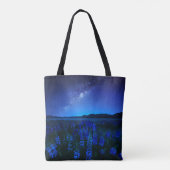 Bloemen | Lupines bloeien bij het Night Lake Tekap Tote Bag (Achterkant)