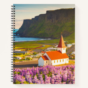 Bloemen Lupines in Bloom Zuid-IJsland Notitieboek