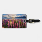 Bloemen | Lupines Nieuw-Zeeland Bagagelabel (Voorkant horizontaal)