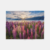 Bloemen | Lupines Nieuw-Zeeland Fleece Deken (Voorkant (Horizontaal))