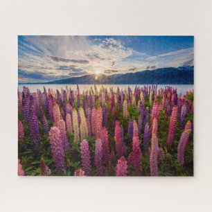 Bloemen Lupines Nieuw-Zeeland Legpuzzel