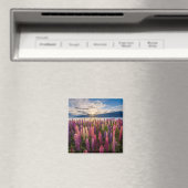 Bloemen | Lupines Nieuw-Zeeland Magneet (Insitu (Vaatwasser))