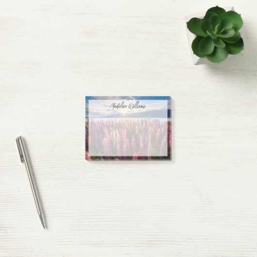Bloemen | Lupines Nieuw-Zeeland Post-it® Notes (Kantoor)