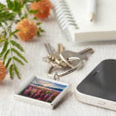 Bloemen | Lupines Nieuw-Zeeland Sleutelhanger (Zijkant)