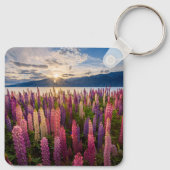 Bloemen | Lupines Nieuw-Zeeland Sleutelhanger (Achterkant)