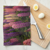Bloemen | Lupines Nieuw-Zeeland Theedoek (Quarter Fold)