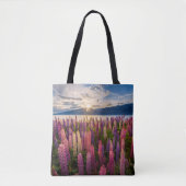 Bloemen | Lupines Nieuw-Zeeland Tote Bag (Voorkant)