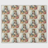  Bloemen Maagd Maria Gift Wrapping Papier (Vlak)