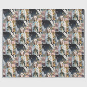  Bloemen Maagd Maria Gift Wrapping Papier (Vlak)