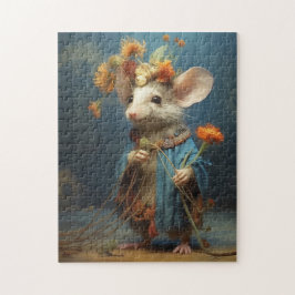 Bloemen Macht Muis Legpuzzel