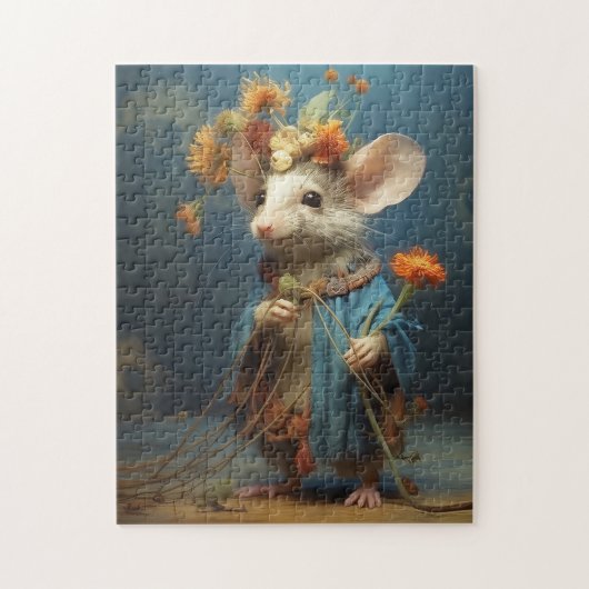 Bloemen Macht Muis Legpuzzel (Verticaal)