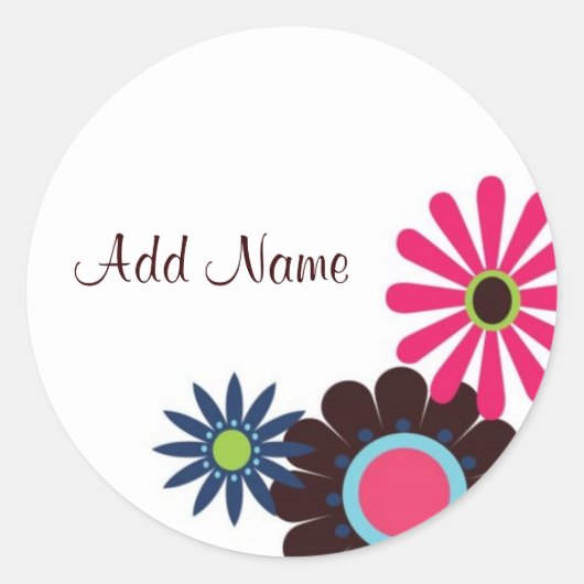 Bloemen Macht Sticker (Voorkant)