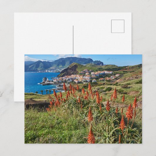 Bloemen | Madeira Briefkaart (Voorkant / Achterkant)