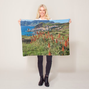 Bloemen   Madeira Fleece Deken