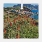 Bloemen | Madeira Glas Ornament (Achterkant)