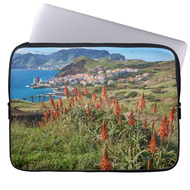 Bloemen | Madeira Laptop Sleeve (Voorkant)