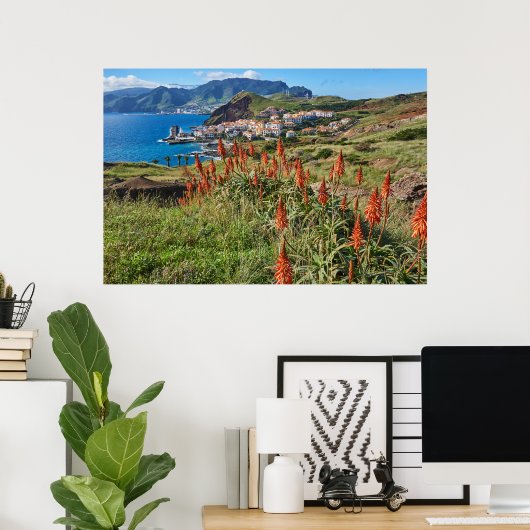 Bloemen | Madeira Poster (Thuiskantoor)