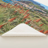 Bloemen | Madeira Sherpa Deken (3/4)