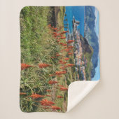 Bloemen | Madeira Sherpa Deken (Voorkant)