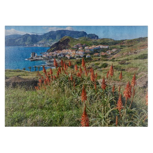 Bloemen | Madeira Snijplank (Voorkant)