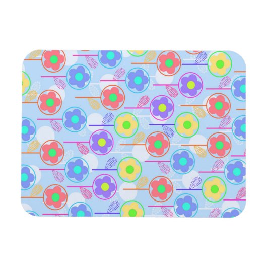 Bloemen Magneet (Horizontaal)