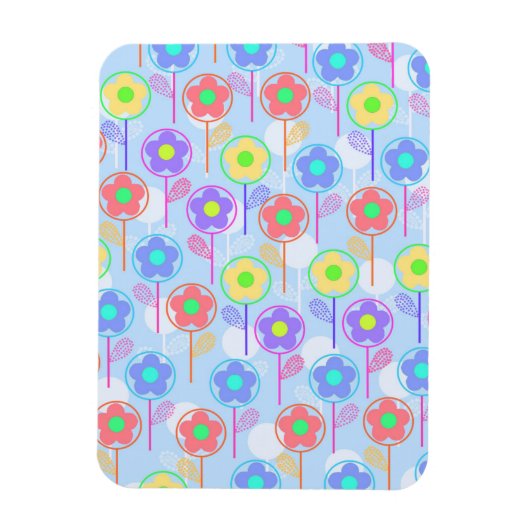 Bloemen Magneet (Verticaal)