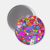 Bloemen Magneet (Voorkant / Achterkant)