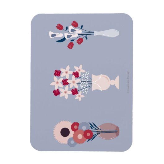 Bloemen Magneet (Verticaal)