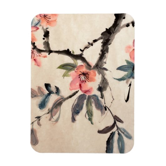 Bloemen Magneet (Verticaal)