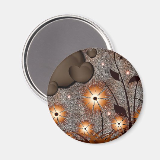  bloemen magneet (Voorkant / Achterkant)