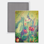 Bloemen Magneet (Voorkant / Achterkant)