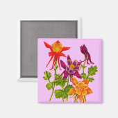 bloemen magneet (Voorkant / Achterkant)