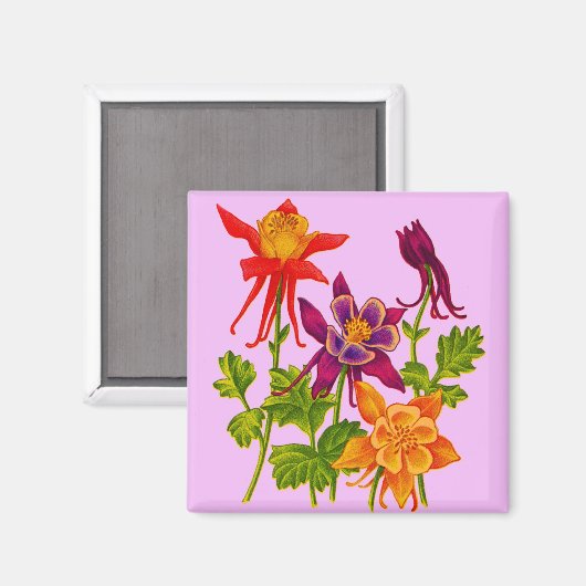 bloemen magneet (Voorkant / Achterkant)