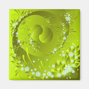 bloemen magneet