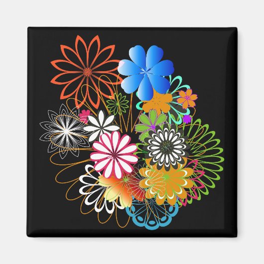 Bloemen Magneet (Voorkant)