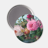  bloemen Magnet  (Voorkant / Achterkant)