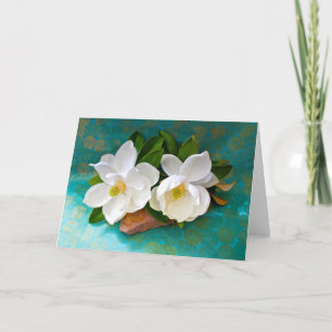 Bloemen   Magnolia Flower Kaart