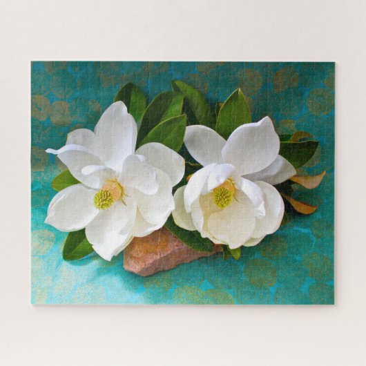 Bloemen | Magnolia Flower Legpuzzel (Horizontaal)