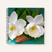Bloemen | Magnolia Flower Notitieboek (Voorkant)