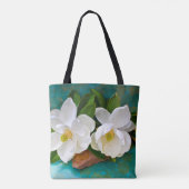 Bloemen | Magnolia Flower Tote Bag (Achterkant)