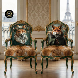 Bloemen Maid Marian Queen Fox Decoupage Tissuepapier