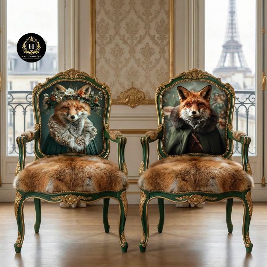  Bloemen Maid Marian Queen Fox Decoupage Tissuepapier