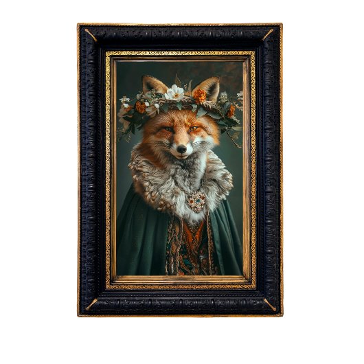 Bloemen Maid Marian Queen Fox Decoupage Tissuepapier