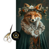 Bloemen Maid Marian Queen Fox Decoupage Tissuepapier